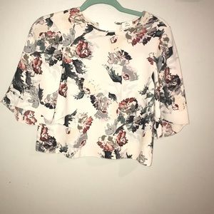 Aritzia Floral Top